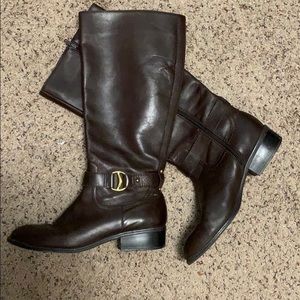 Ralph Lauren size 10 tall brown boots